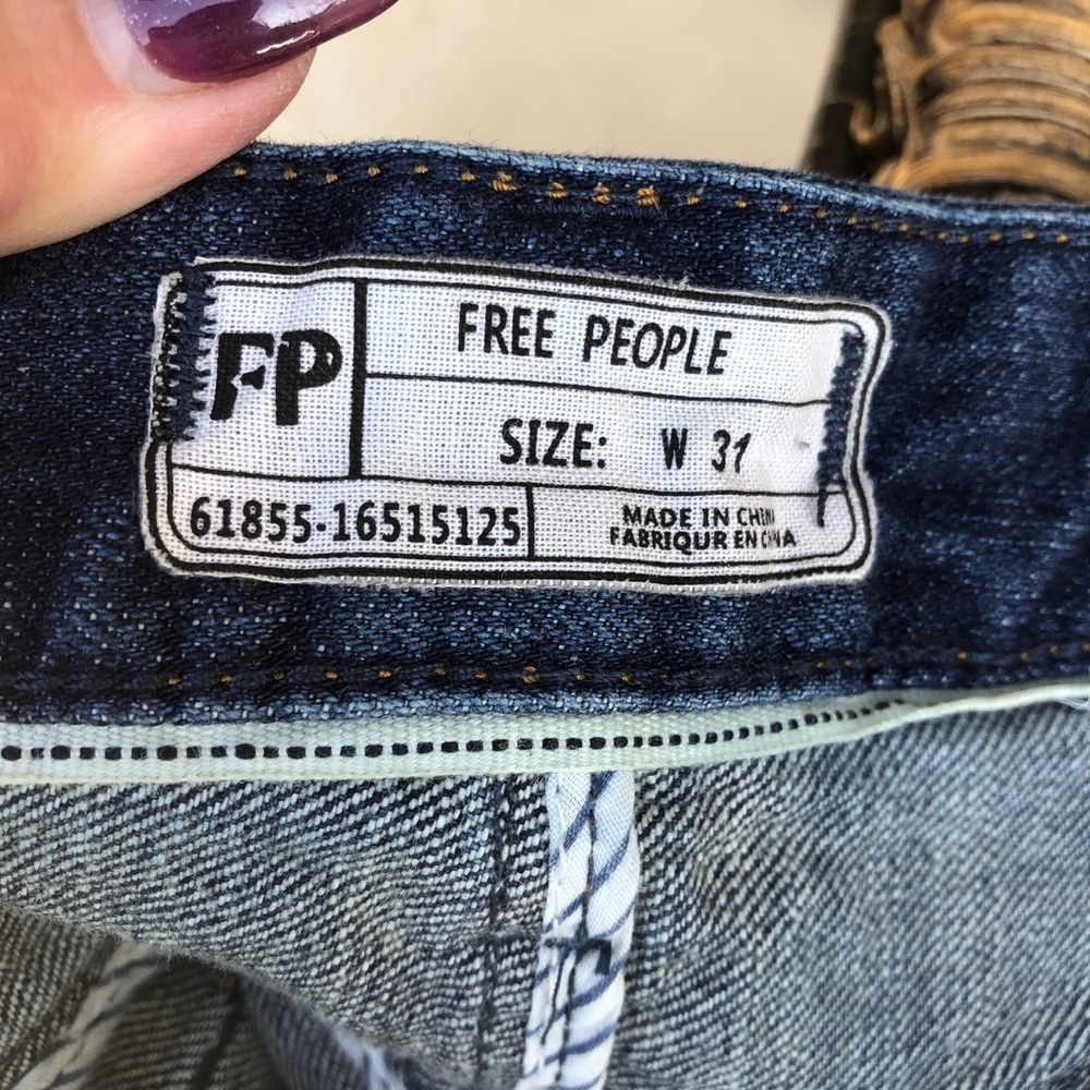 Free people denim shorts - Picture 4 of 6